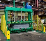 Hydraulický lis na balenie gabionov // Hydraulic press for gabion packing